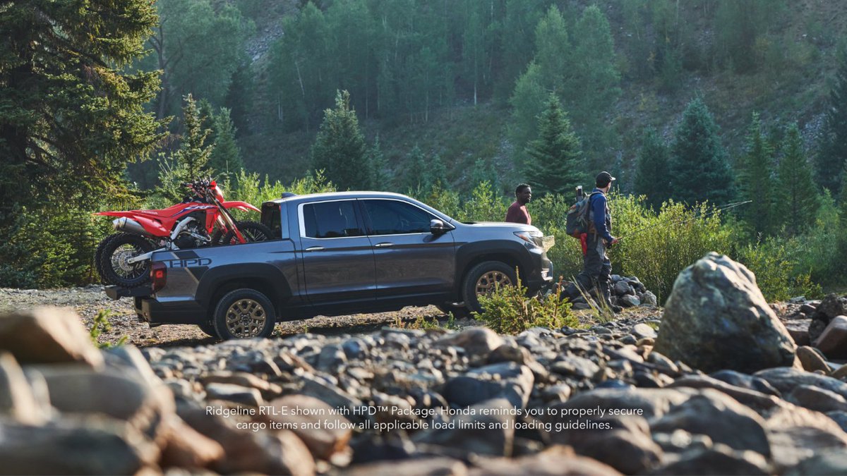 Hit the trails and have some fun. #HondaRidgeline