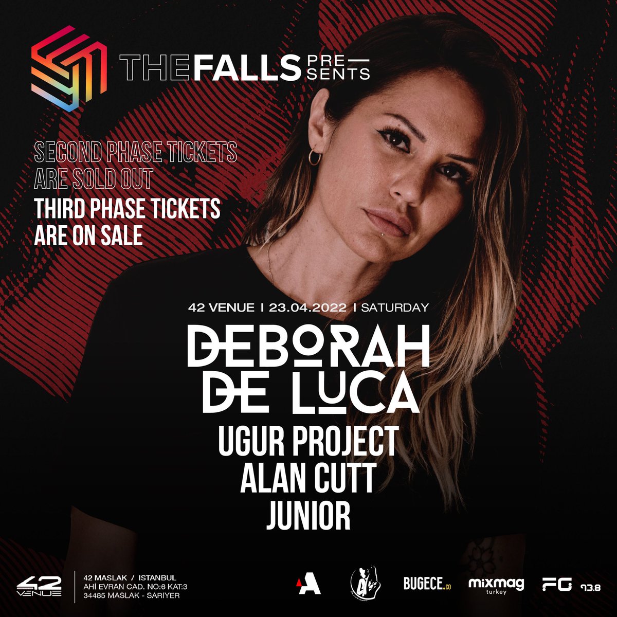 Deborah De Luca 23 Nisan Cumartesi
42 Venue Istanbul’ da! 
Biletler Bugece.co’ da.