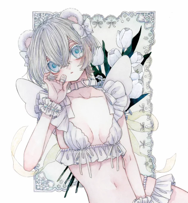 「白いチューリップ」 