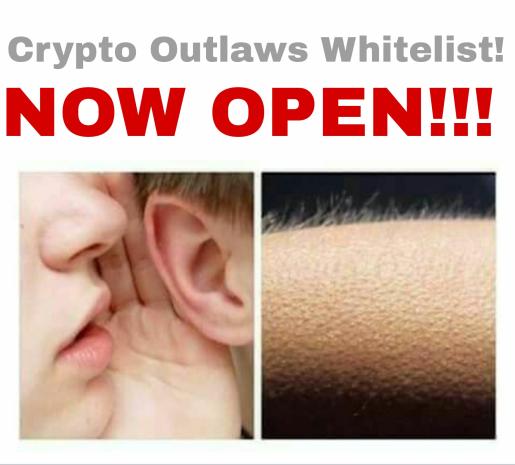 outlaws_nft's tweet photo. Why apply for a Whitelist Spot?

🚀 | Allows you to have access to our exclusive Whitelist only Pre-Sale
🤑 | Ability to mint your NFT at reduced price
🗓 | Pre-Sale is Sunday, April 10,2022 at 1:00 PM CDT (6:00 PM CDT)

 Apply to join our WL today!
https://t.co/FNj0DbcRb6 https://t.co/lIGsZjw8fE