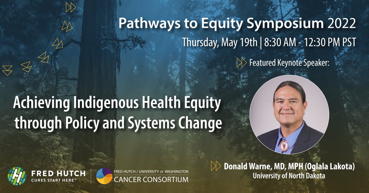 Craig_D33's tweet photo. Join us in-person @fredhutch or virtually for @End_Disparities's annual Pathways to Equity Symposium with @donaldwarnemd.
Register for this free event here: https://t.co/oLfiwpBhKV
#IndigenousHealth #Indigenoushealthequity #NativeTwitter #HutchOCOE https://t.co/WPtbF1U5uI