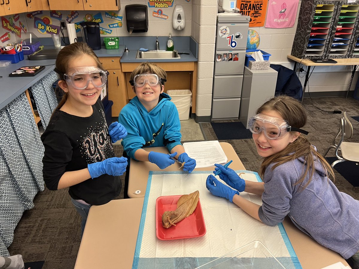 0ur 4th grade Squid Day is going very well and #squidsquad is lovin’ it! #parklandpride #grandchamps