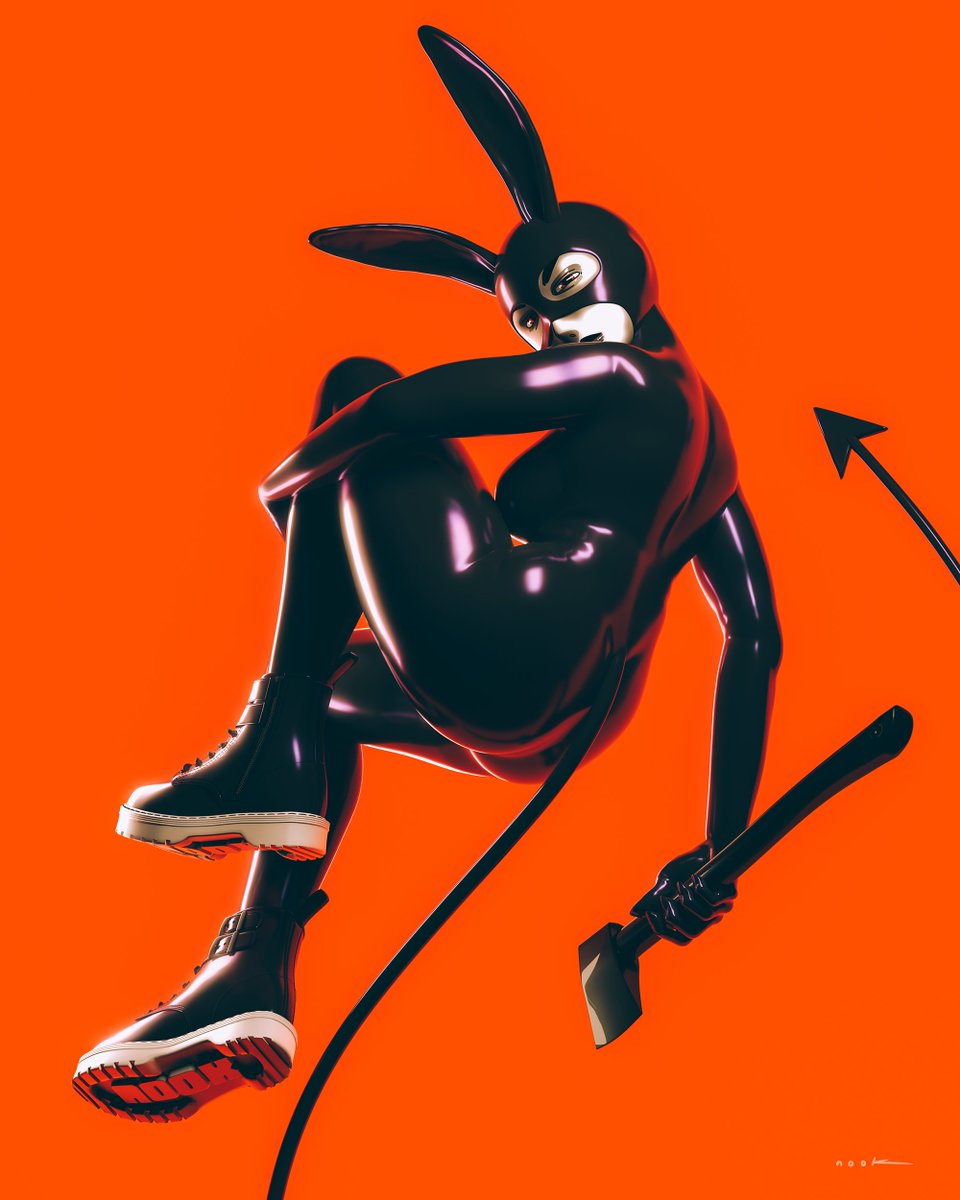 🪓🐰 Hunting Season 🐰🪓
For <a href="/Depthcore/">Depthcore Collective</a> Chapter: LUSTRE. 
Available on <a href="/niftygateway/">Nifty Gateway Studio</a> / April 2nd.