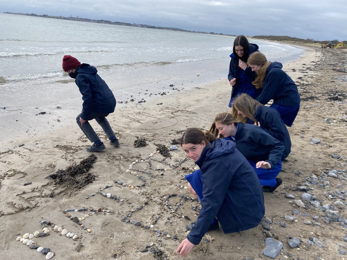 stjosephsrush's tweet photo. 2A &amp; 2E RE Classes Doing a wonderful job in showing the three 'Stages of Faith' Childhood, Adolescent, Mature Faith. A beach- art installation using all natural materials. @STJREDept @JudiOBoyle @wellbeingstj  @ceist1 #Wellbeing #soluckytobebesidethesea https://t.co/4D5QJL6JZP