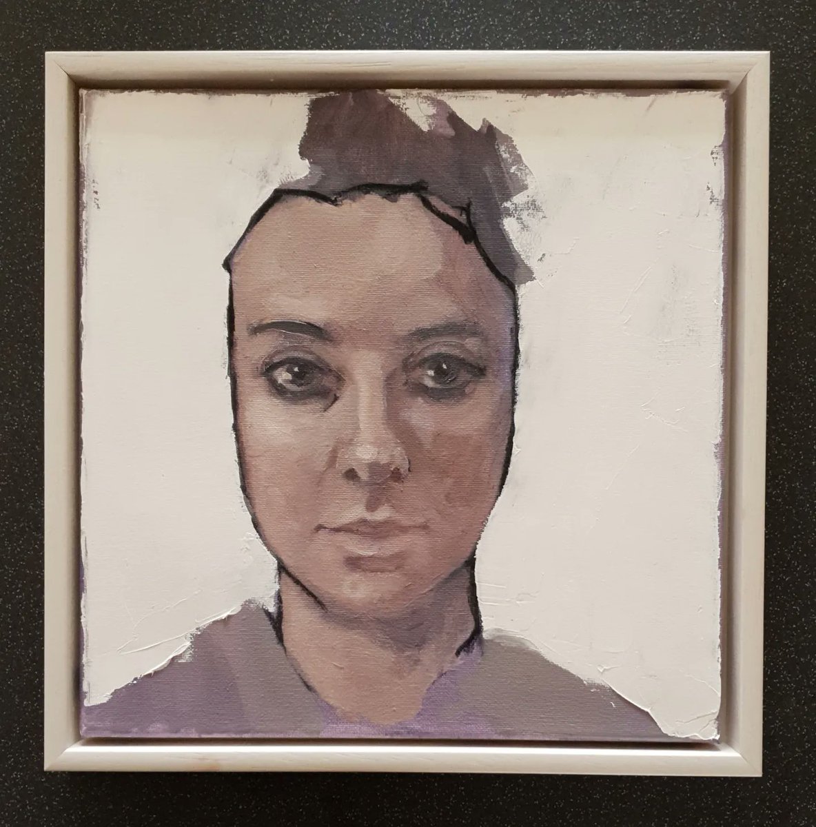 Eyes On You, oil on canvas, 30x30cm linkinbio, £350 framed &amp; delivered. #Art #artwork #beauty #portrait #artforsale #buyartonline #homedecor #chic #faces #picoftheday #pictures #painting #eyes #eyeshadow #mascara