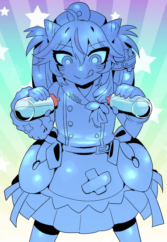「何かと混ざりそうなスライム春日部つくし
#彩のつくし 」|ピアイ才のイラスト