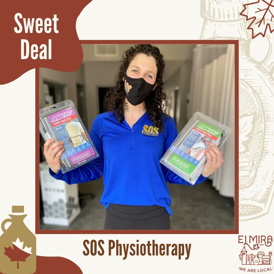 If you tend to feel stiff, have chronic neck or low back tightness, you’ll be happy to hear that you can get 25% off hot packs <a href="/SOSPhysio/">SOS Physiotherapy - Belmont</a>! 

For more info and a list of all maple products, events and “sweet deals”, visit  buff.ly/3iCmjut.
#WeAreLocal