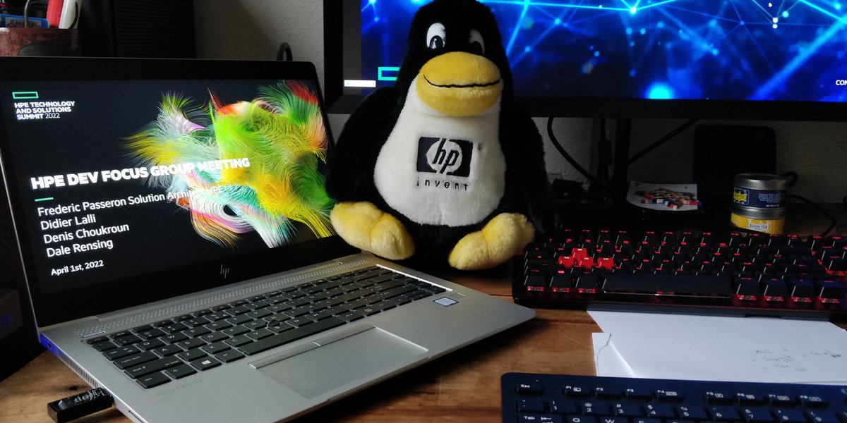 FredPasseron's tweet photo. Last session tomorrow for the HPE DEV team. Join us to discover the latest news about our community. We will take time to reward some participants too... #HPETSS #HPEDEV https://t.co/XcKKZNkD0L