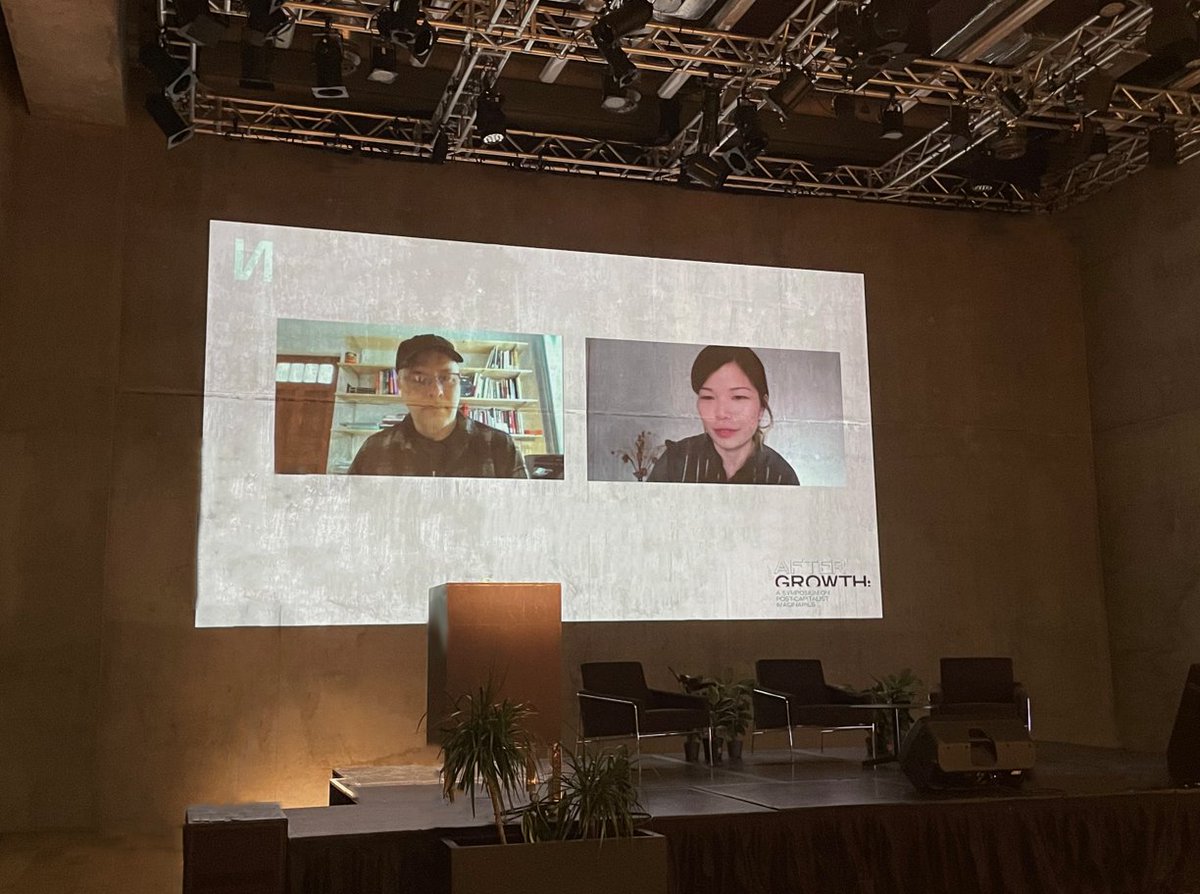 NCLiveProgramme's tweet image. Angela Chan joined us as part of the ‘Visualising the Ends of Growth’ by TJ Demos, moderated by Angela YT Chan.
‘There are so many different types of speculative and science fiction's that have long talks about environmental ratio, social and justices.'