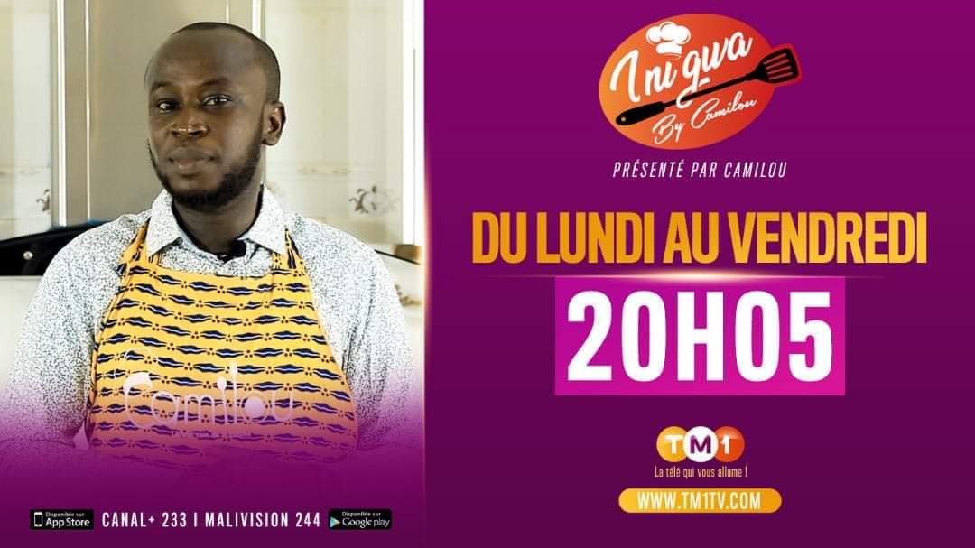 TM1TV223's tweet photo. De nouvelles recettes pour faire plaisir à la famille et aux proches?
Ne manquez pas les 2 numéros de votre émission culinaire #IniGwa avec @CamilouCook chaque soir, du lundi au vendredi à partir de 20h05 sur #TM1.
#Cuisine
#latéléquivousallume https://t.co/M41oSYMG9K