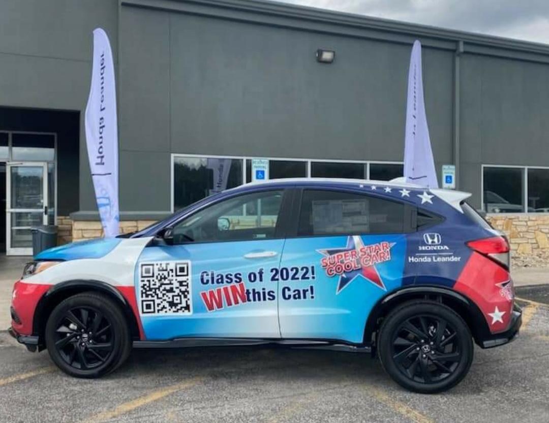 🚗🚗🚗🚗🚗🚗
One lucky LISD Senior will win a car from Honda Leander.  Lets make it a Glenn student!!!
We will be hosting this car at Powder Puff!!!!  Make sure your seniors shows up to register!!!!!