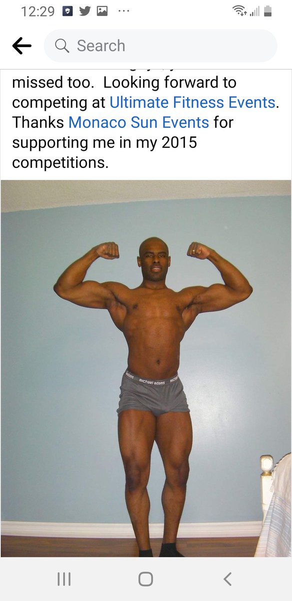 LT_FitTrainer's tweet photo. 7 years ago.  I was preparing for a @UFEshows bodybuilding show. https://t.co/zgp7PlBUzE