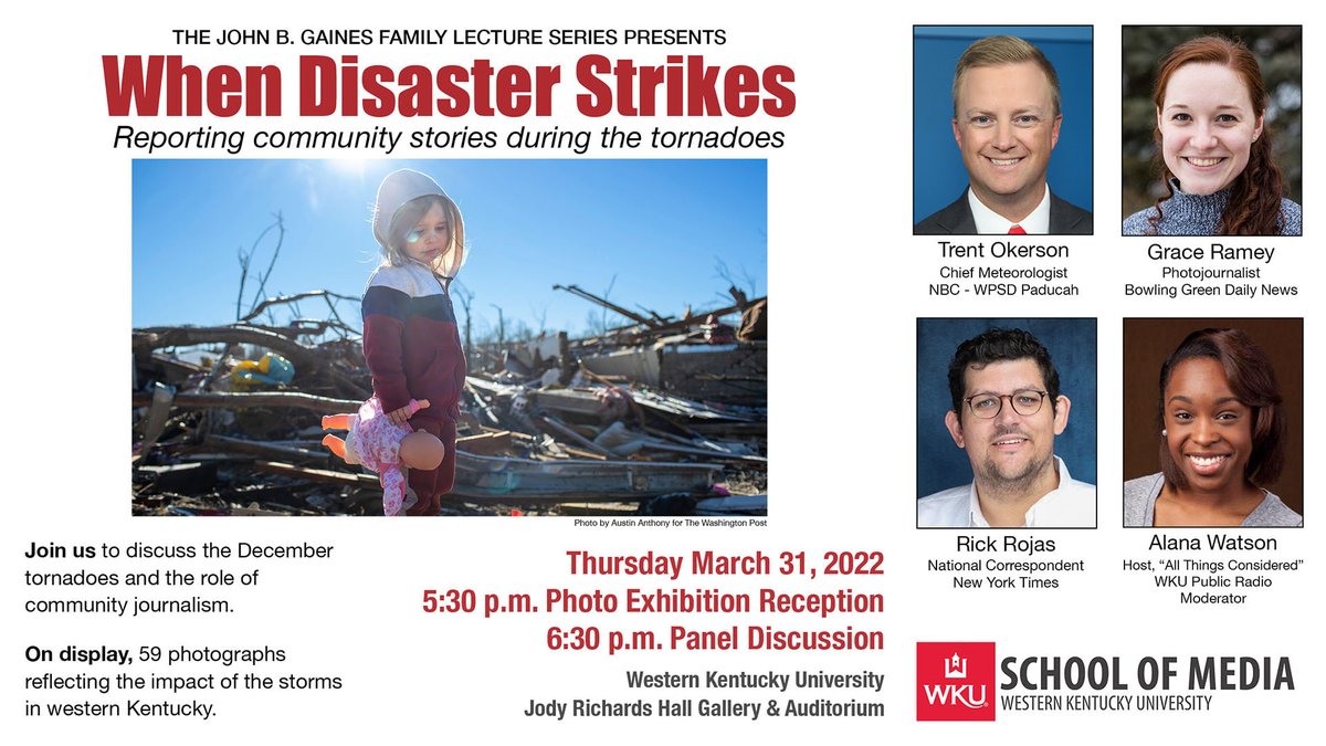 wkupj's tweet photo. Tonight at 5:30 p.m. in the Jody Richards Hall Gallery and atrium. https://t.co/NPTBbcsGpZ
