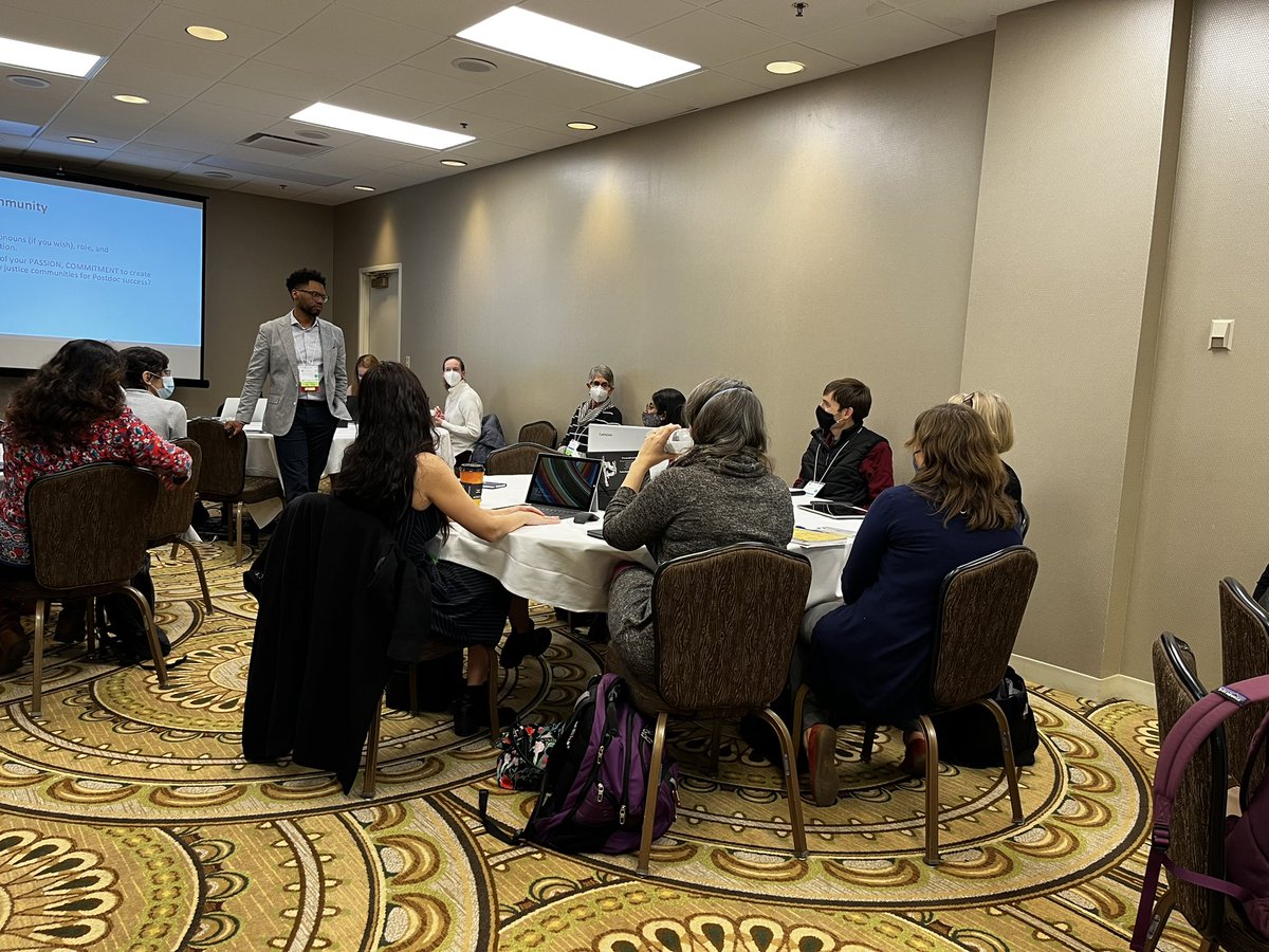 goldbergbennett's tweet photo. Love facilitating in person again with @postdocacademy https://t.co/h2vEce2Y4E