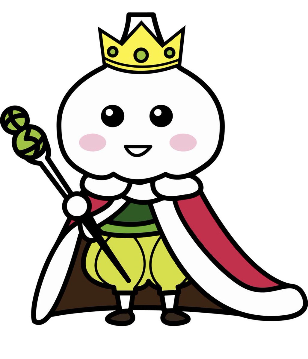 「Prince Takko, a rather regal garlic prin」|Mondo Mascotsのイラスト