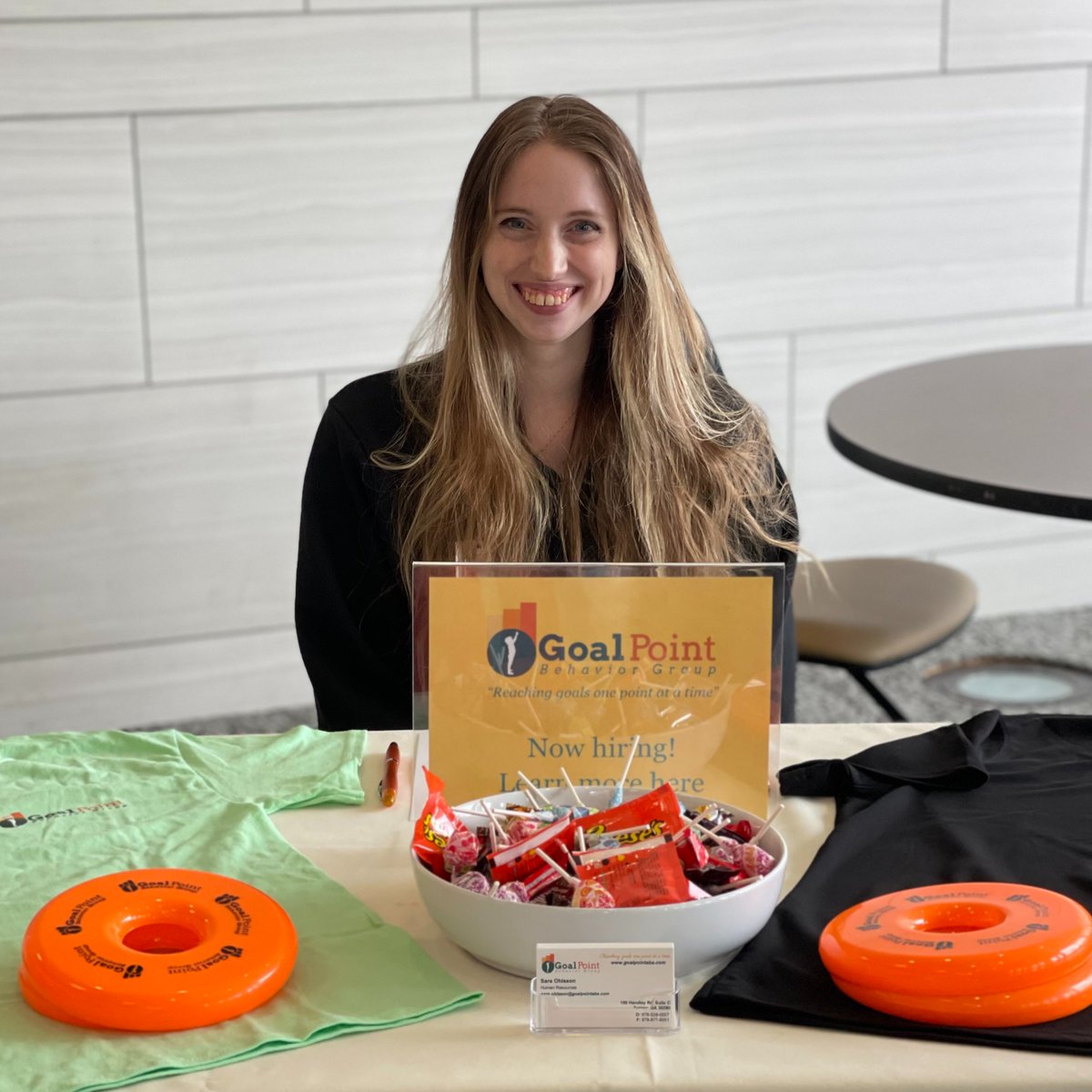 UWGCareer's tweet photo. Thanks again to #GoalPointBehaviorGroup for making an appearance at our @uwgnewnan campus today to talk to students about careers in behavioral health. Missed them? Check them out on Handshake to stay current on all their job openings! #careers #behavioralhealthcare #uwg #gowest https://t.co/QMJoF9J0cK