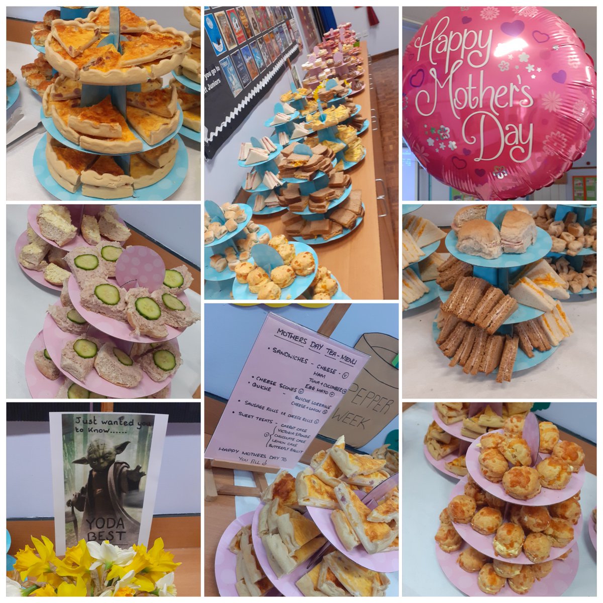 pipsy80's tweet photo. Well that's the last of our 2022 Mother's Day Buffets done at Consett Junior School (including my own as my daughter attends the school). It's been great fun making all the different cakes and bakes 🤪😂
#school #Food #schoolcooks #chef #schoolmeals #cake
@TaylorShawUK @elioruk https://t.co/YOJ1XKbDYa