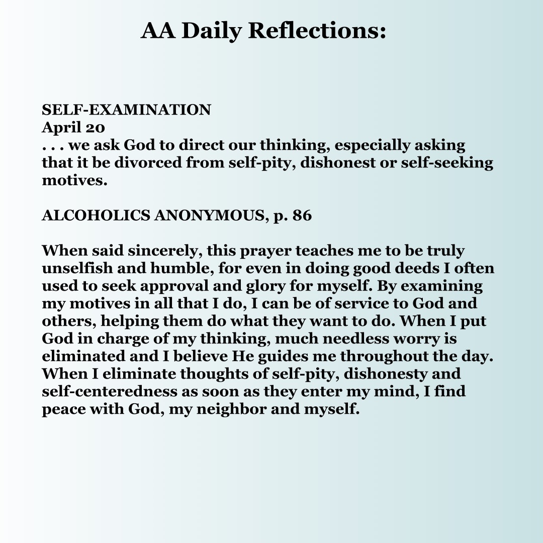 soberfactory's tweet photo. AA Daily Reflections

https://t.co/pcgPO3lLWD

#alcoholicsanonymous #sober #recovery https://t.co/6N5HWjLhUh