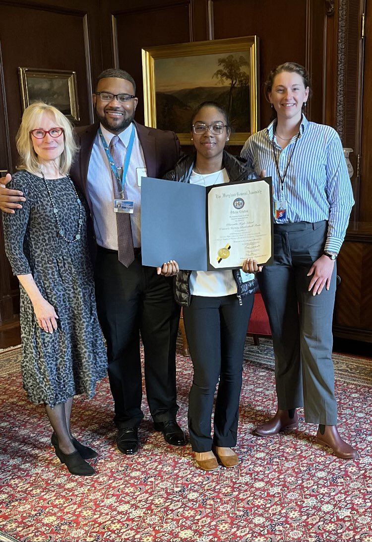 Our State Champs were recognized at the Capital this morning! Thank you for representing #PrideHonorSuccess💜🏀🎉