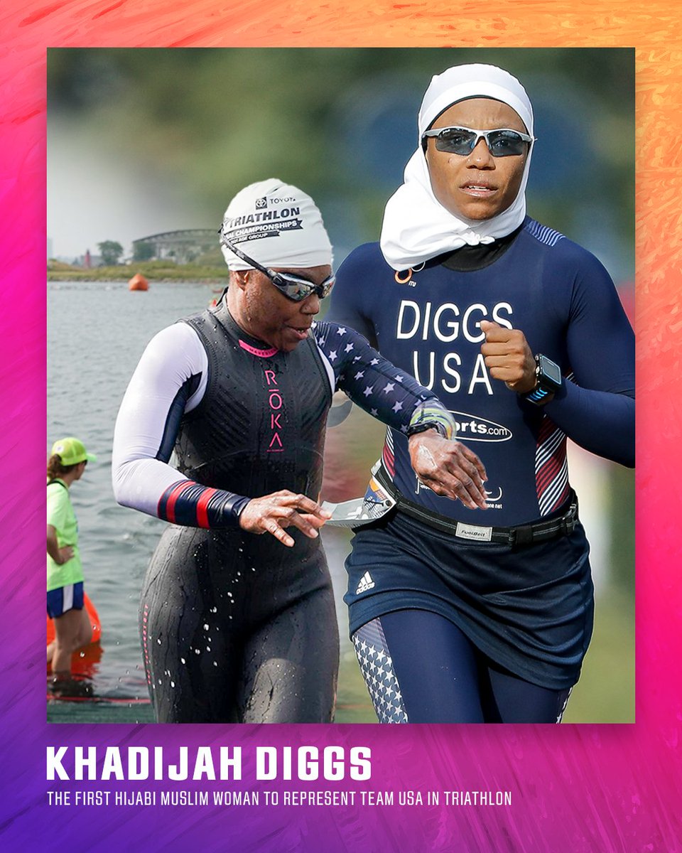 usatriathlon's tweet photo. Khadijah Diggs on her journey, message, and vision for the future of the sport 👏

#WomensHistoryMonth | #USATspotlight https://t.co/6I8sG4Kufc