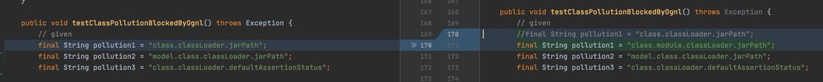 This is not saying "Struts 2 is safe", but I added some unit tests to OgnlTest &amp; ParameterInterceptorTest and it seems to defend against the new path