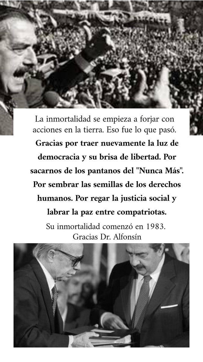 #Alfonsin #Democracia