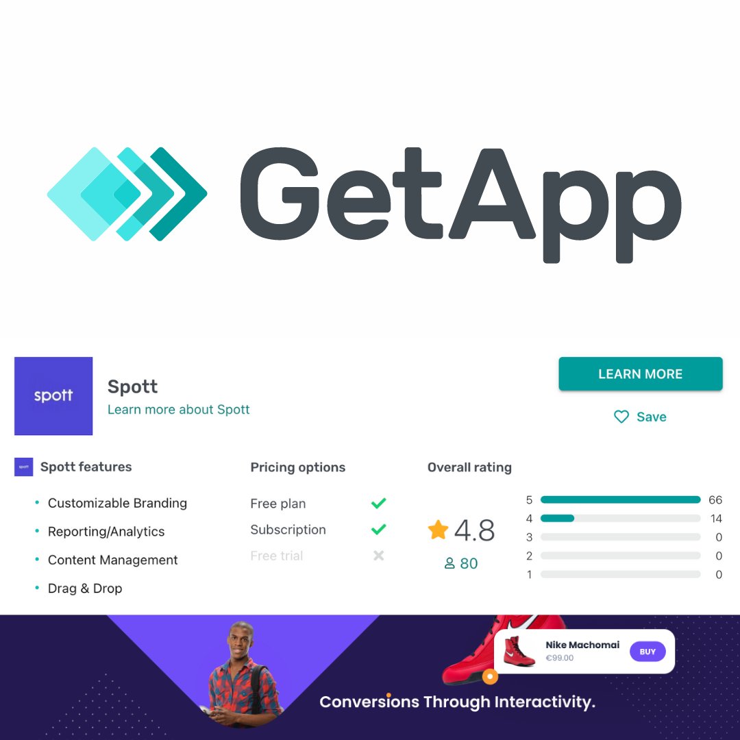 Honored to be selected as one of the 10 best martech tools for startups by <a href="/GetApp/">GetApp</a>! 🎉

Want to learn more about which types of tools you need in your marketing technology stack? Check out their full report: bit.ly/36KAD1F