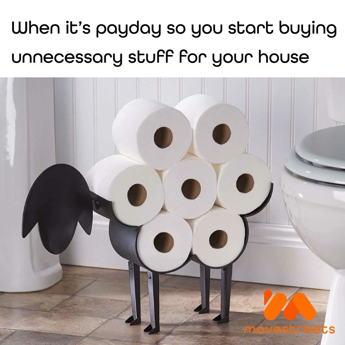 Don't mind the sheep in the bathroom... he lives here now! 🤣🐑

#housedecor #househunting #homeinspo