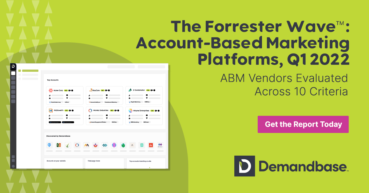 Demandbase ABX Cloud tweet media