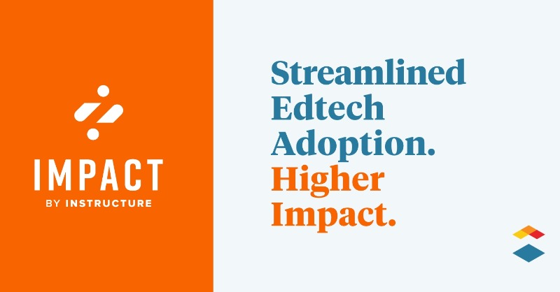 Instructure's tweet photo. Today, we introduce a new brand architecture by Instructure that reinforces our brand story &amp; brings our product brands together: 
@Canvas_by_Inst 
@Mastery_by_Inst
@Elevate_by_Inst 
@Impact_by_Inst 

To learn more, read the full announcement below.