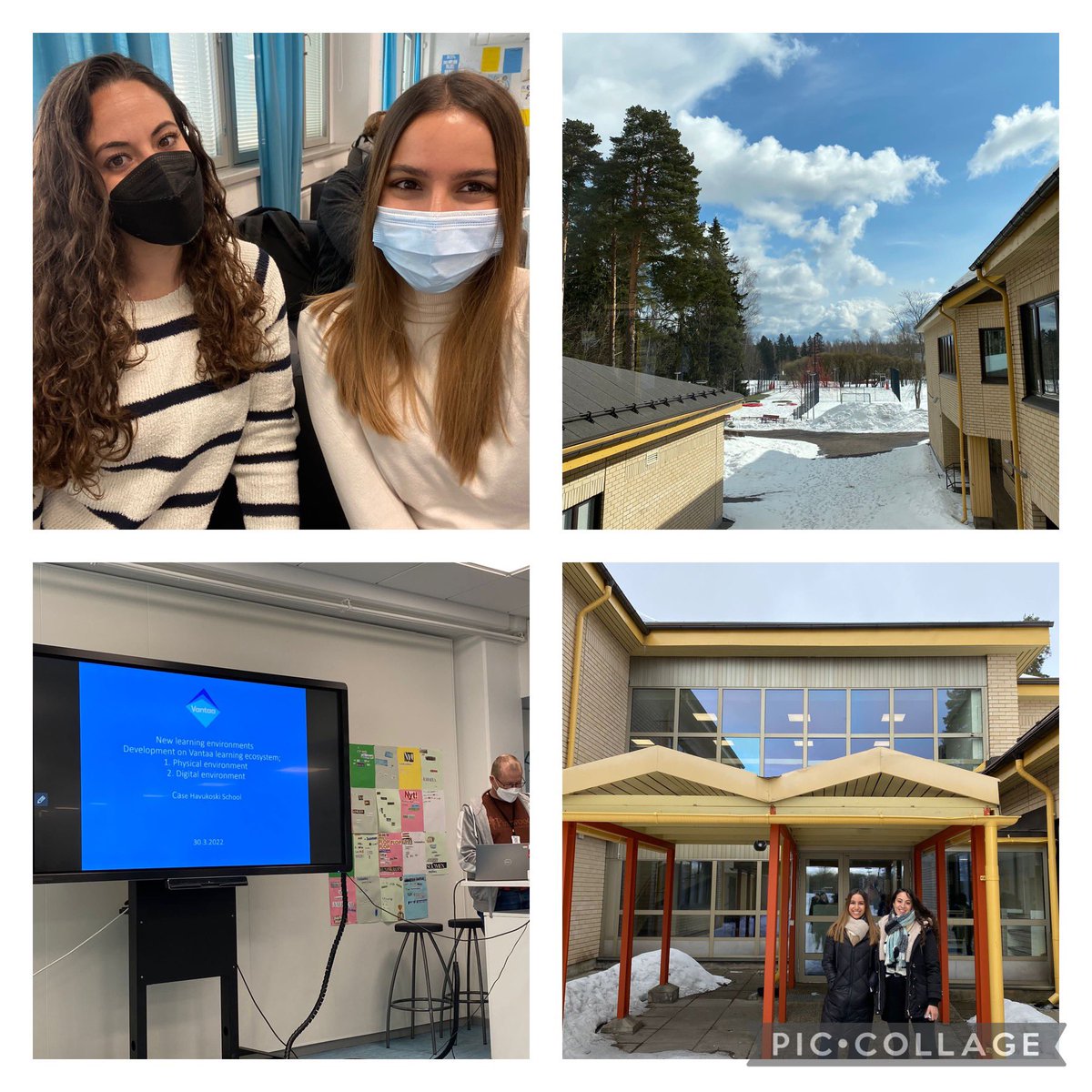 CeipAraya's tweet photo. Day 3: Visit a school in Helsinki!! Havukoski school!! Wonderful place and infrastructures!! 🤩🤩#CLFutureClassroom @cepsantacruz @colegioelcabo @OPEECanarias @EducacionCan @sepiegob https://t.co/olVRsy7Di0