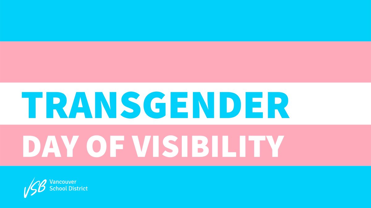 VSB39's tweet photo. International Transgender Day of Visibility is a day to raise awareness of discrimination faced by transgender people worldwide. Let us empower each other every day with empathy and compassion and fight for a world without gender discrimination 🌈 https://t.co/PZg60bbNgY