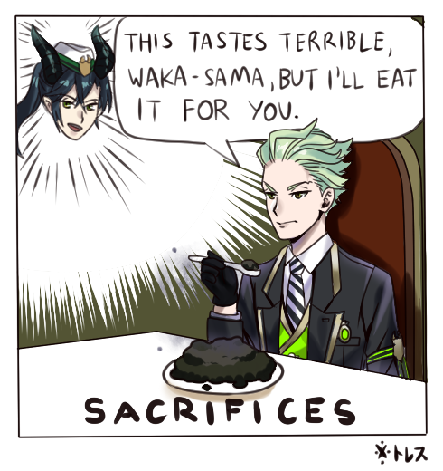 TWST JPN server announced Masterchef with Malleus and I needed to draw this 🤣#twst #ツイステ #ツイステファンアート
