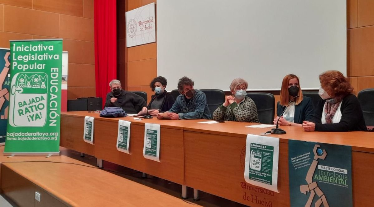 ⚠️Presentación de la campaña #ILPBajadaDeRatioYa en la provincia de #Huelva⚠️

💚Docentes, familias, estudiantes, colectivos, sindicatos y organizaciones, ¡toda la comunidad educativa unida en defensa de una #EducaciónPública de calidad para todxs!💚