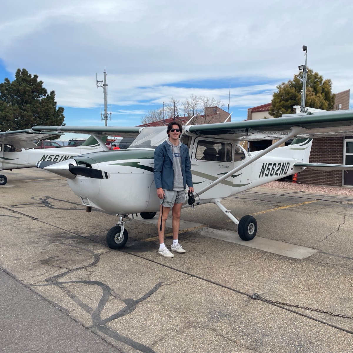 Congratulations to our student Gabriel Estebanes for completing his first #solo flight! A big milestone in flight training!  ✈️ #FlyMcAir