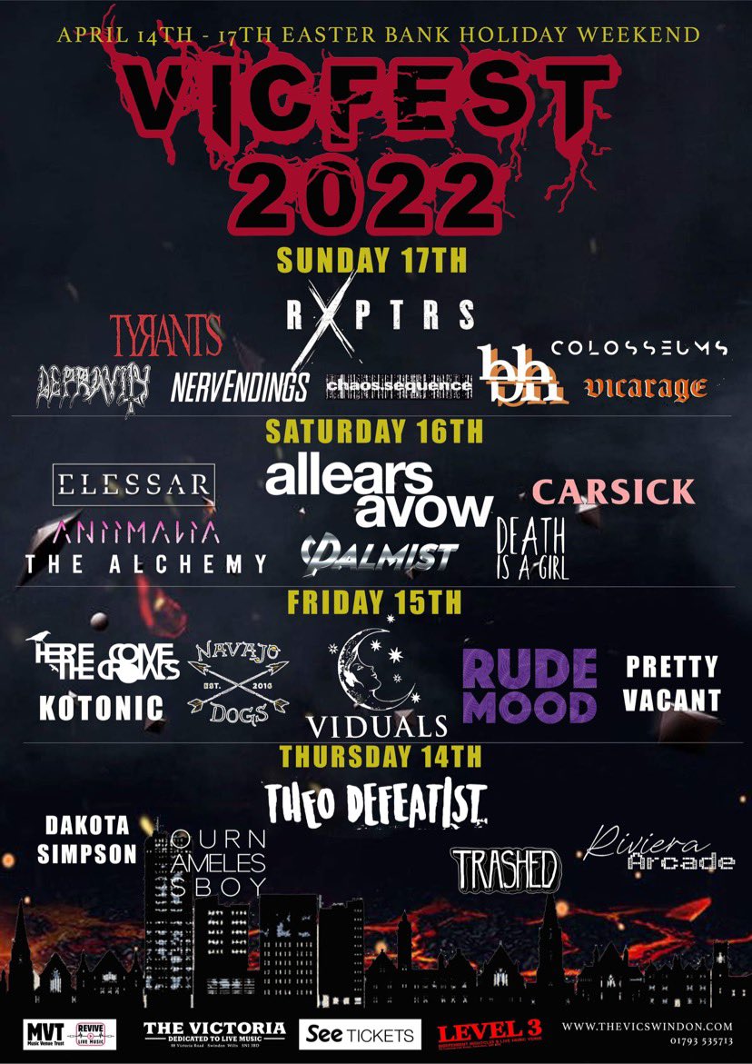 Ace gig in Brighton at Rossi Bar. We love those intimate shows! Thanks to all who came. Next gig April 14th <a href="/thevicswindon/">DavidYoung</a> for VICFEST!
And then we play the legendary <a href="/hawley_arms/">The Hawley Arms</a> on 28th April for <a href="/RLSessions/">RED LIGHT SESSIONS</a> with #londonghost which is a FREE EVENT! Can’t wait to see you, Theo x