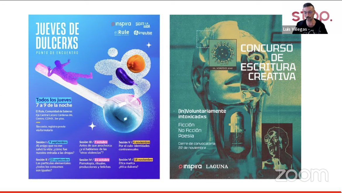 StopsidaONG's tweet photo. Latinoamérica: oportunidades de creación de redes, ahora en directo 📹 @InspiraCambioAC @intercambiosAC #chemsex #linenow
https://t.co/xrXUzuPHX7 https://t.co/GTuNpsx2NY