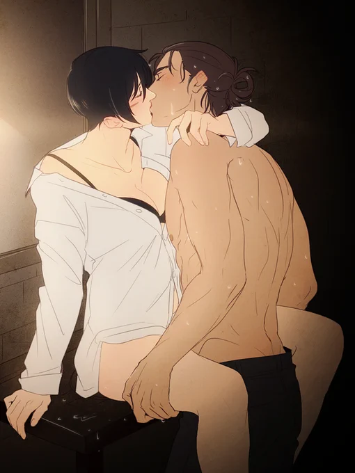eremika prison kiss request from ko-fi ☕️ thank you for the support! 