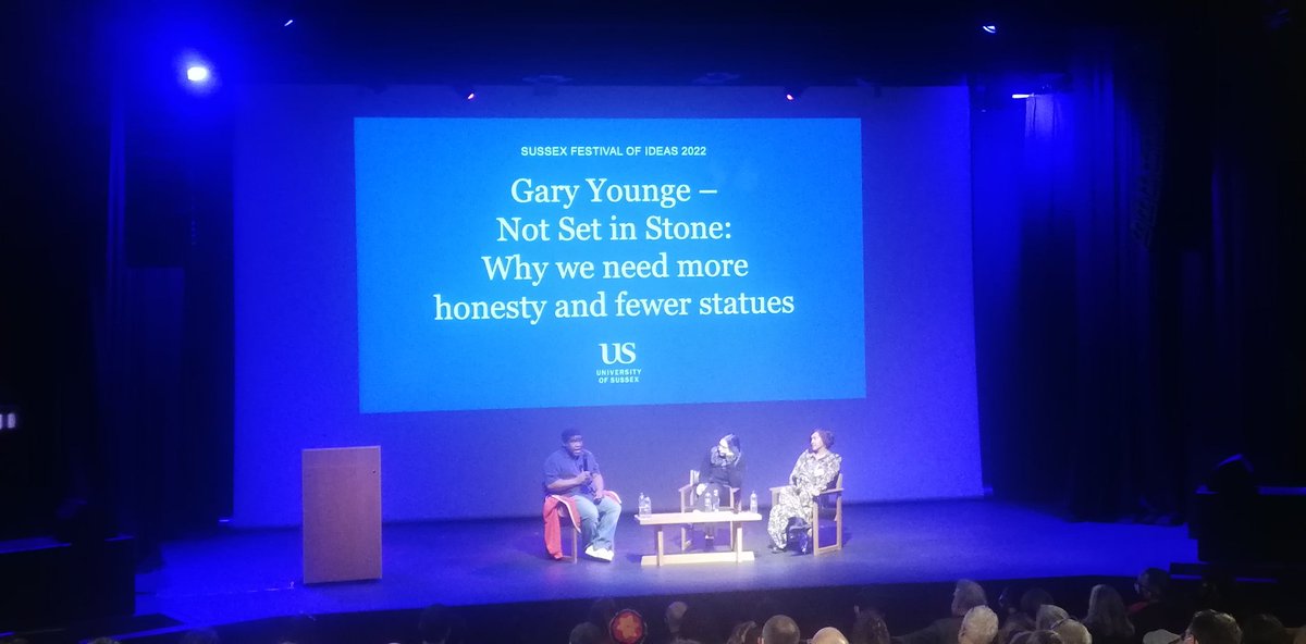 Fantastic to see <a href="/garyyounge/">Gary Younge</a> speaking yesterday at <a href="/SussexUni/">University of Sussex</a> 's Festival of Ideas
