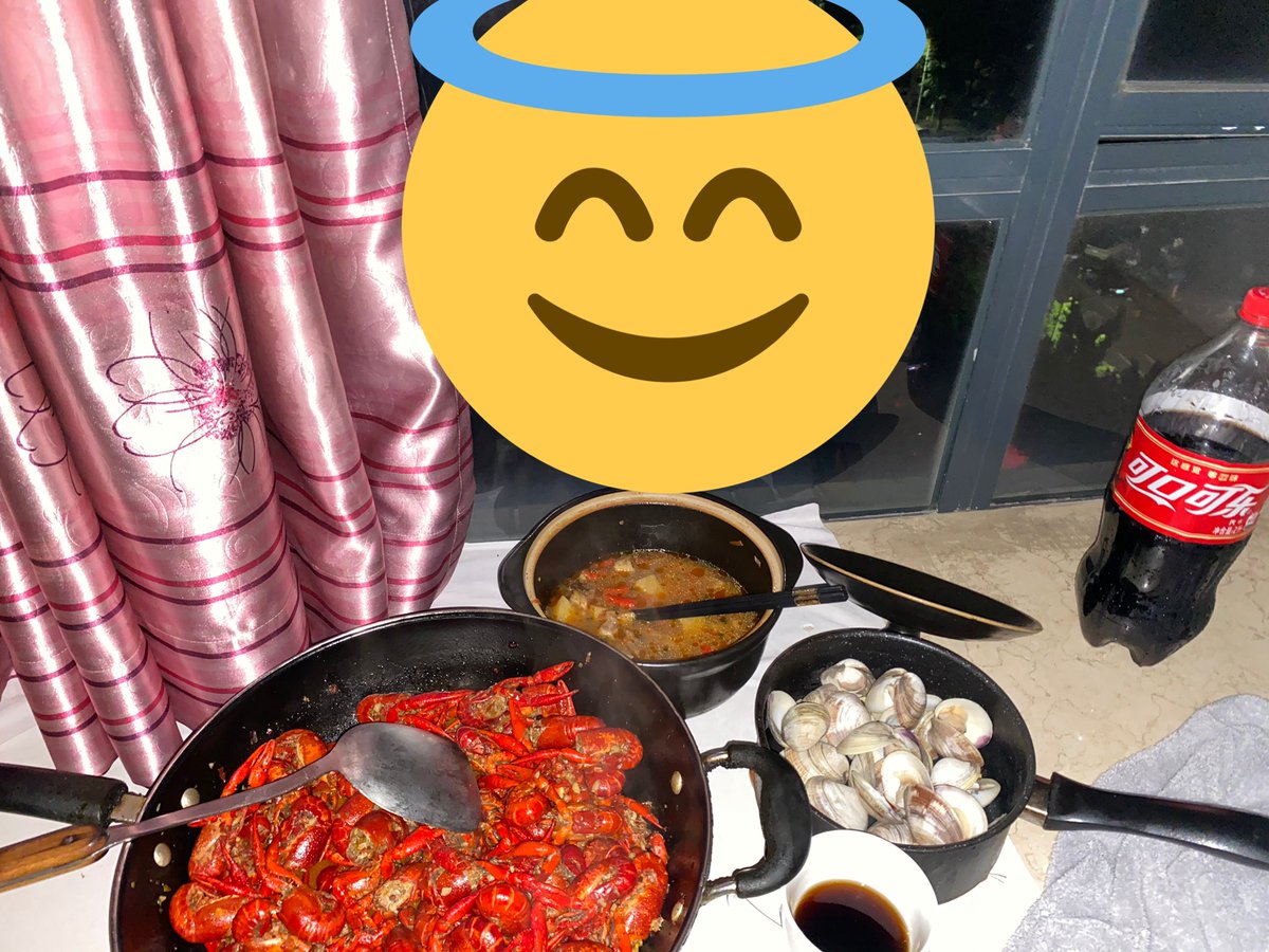 Rinki___Z's tweet photo. Spicy crayfish tonight https://t.co/T81fSxrVrn