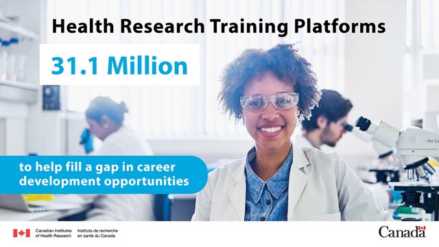 The COVID-19 pandemic has shown us how much we rely on our researchers and scientific community. Our government recognizes the need to invest in the next generation of health research, as this will help create the scientific knowledge we will need to build a more resilient future