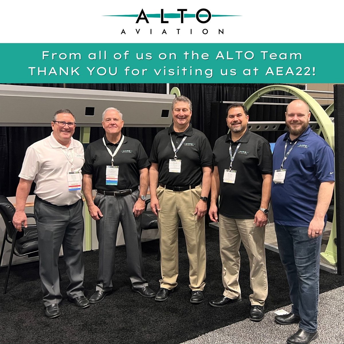 ALTOaviation1's tweet photo. Thank you & congrats, #AEA for a wonderful trade show in New Orleans. It was great seeing everyone on the floor! Thank you for visiting the ALTO Aviation booth. We look forward to crossing paths very soon. Safe travels!
#AEA22 #businessaviation #bizav #ALTOSound #altoaviation https://t.co/oz7JI0VRc5