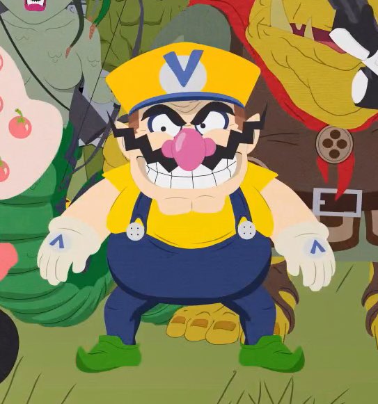 crossoveroclock's tweet photo. Wario and Akuma (Street Fighter) both appeared in South Park's Imaginationland together https://t.co/gWaPROyDs6