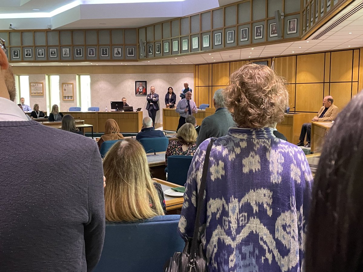 Delighted to be present at the packed retirement lunch for Rob Moran, who has served 14 distinguished years as EBC’s Chief Exec. Worked closely with Rob for six years when Council Leader and he is an inspirational &amp; dedicated public servant and a fine, fine man.