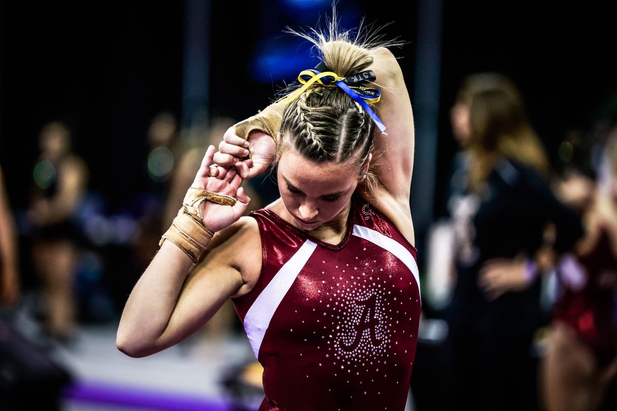 BamaGymnastics's tweet photo. Almost GO time ‼️👀

#Team48 | #RollTide https://t.co/UsMgM2OaJy
