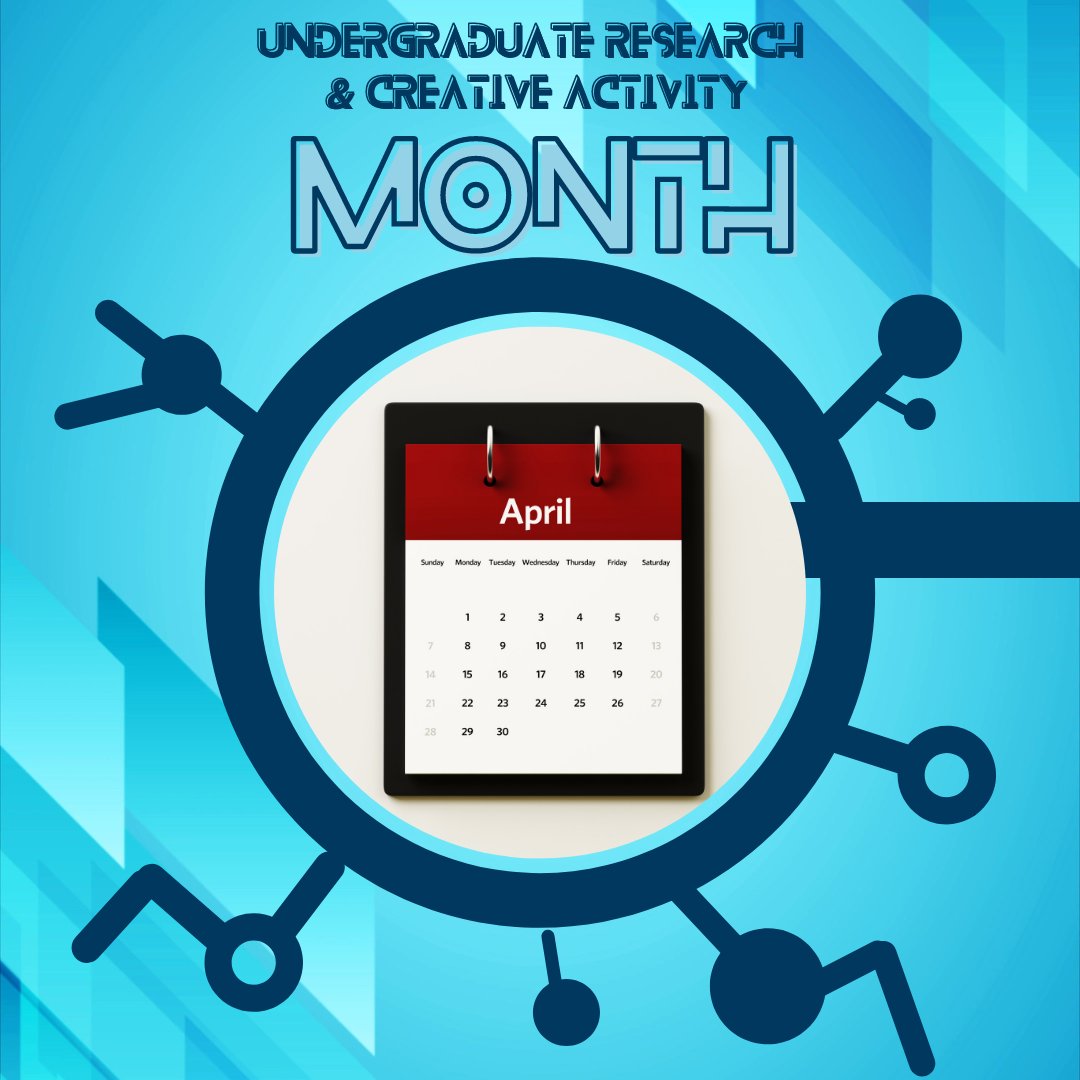 April 1st kicks off Engaged Learning's Undergraduate Research &amp; Creative Activity month! Follow along to find events from all over campus on topics related to undergraduate research, internships, creative activity, study abroad &amp; more. Link in bio for our full event calendar!