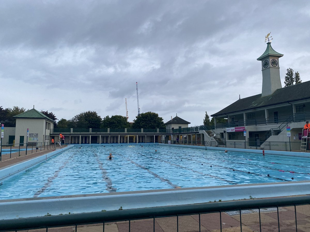 JequalsMC2's tweet photo. Looking forward to my first outdoor swim of the year when this beauty opens at the weekend! #lovepeterboroughlido @lido_friends https://t.co/XRZVv3euON