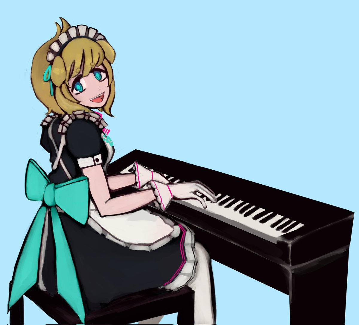 kyemeraa's tweet photo. heard someone asked for piano art #LuaArt https://t.co/6BeM61zY9q