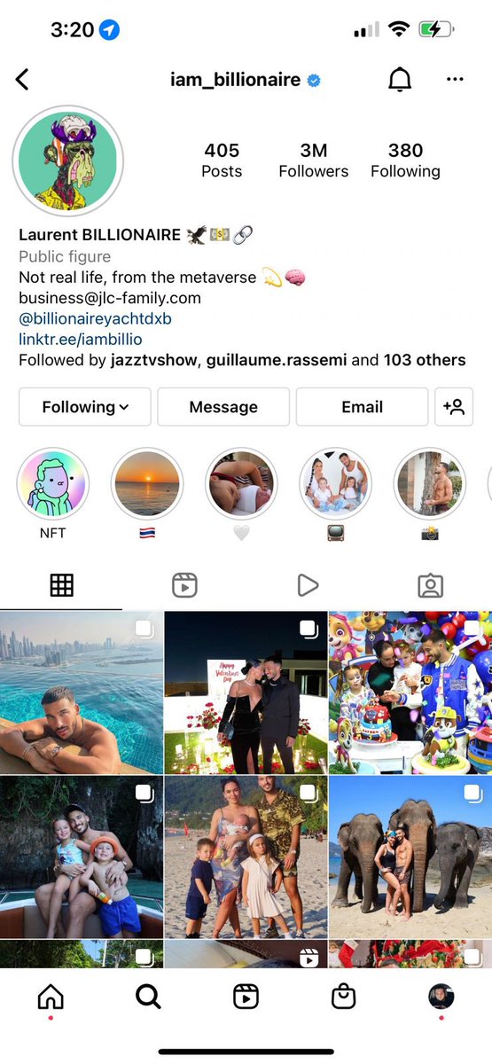 Now we are at it: the ruggers/scammers of Billionaire Dogs Club were Guillaume Rassemi and Laurent Correia (who has over 3M followers on his IG account). Also living in Dubai and of course driving in fancy cars as you do.