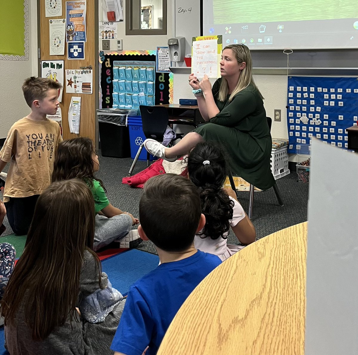 juliewricketts's tweet photo. Kinder friends in @joblingsjrs’ class were eager to compare &amp; contrast what they noticed about punctuation on two different pages in The Very Impatient Caterpillar. #AllenMarchMadness @MrMcDaniel13 @whitney_larocca @writeguyjeff #PatternsofWonder #PatternsOfPower https://t.co/ROfU2E0aUB